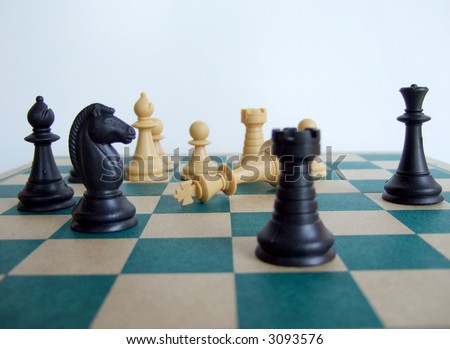 Chess game – the king is dead
