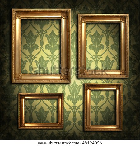 frames wallpaper. Gold ornate frames amp;amp;