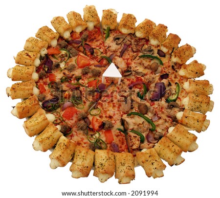 stock photo : Star pizza a