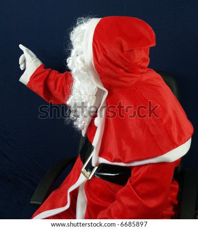 Santa showing you something very important