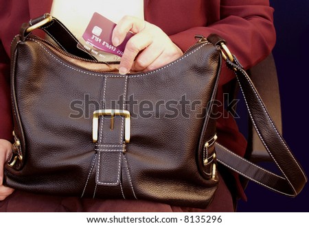 Handbag with the most powerful hand in the world
