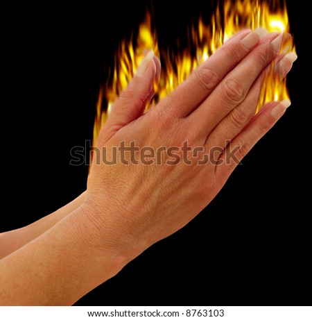 pictures of hands praying. stock photo : Hands praying