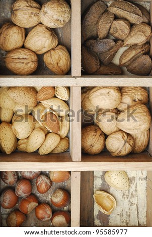 Nuts in box