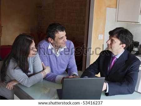 Financial Consultant with Adult Couple