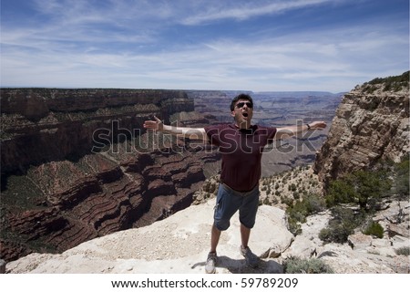 on Grand Canyon South Rim