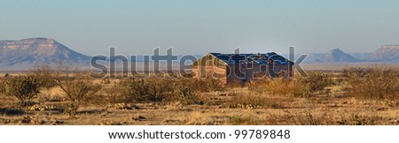 Abandoned House on New Mexico Desert