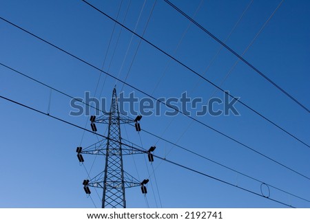 long-distance transmission wires
