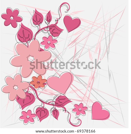 Beautiful abstract background by a holiday the Valentine\'s day it is possible to place any any text