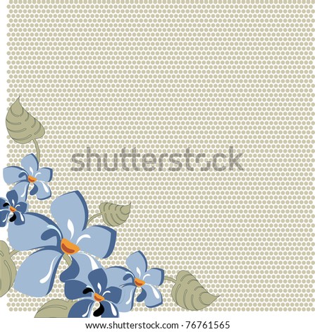 Beautiful background a pattern a flower it is possible to place the text