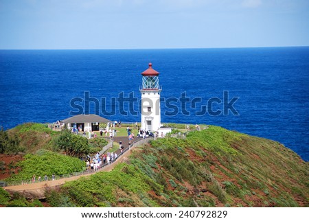 Lighthouse on Kauai, Hawaii