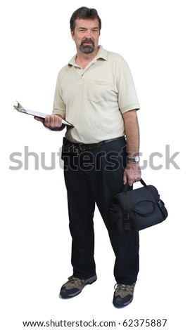 Home Inspector with clipboard