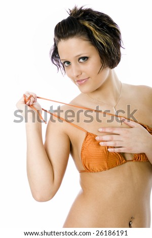 stock photo : Untied bikini