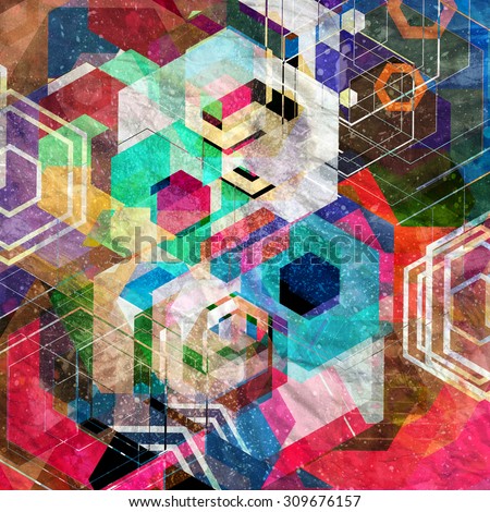 graphic a abstract background with geometric elements