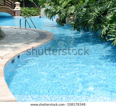 huge swimming pool