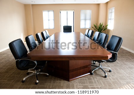 Business meeting room in office .