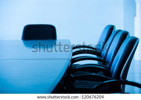 Empty Business Conference Room Interior.