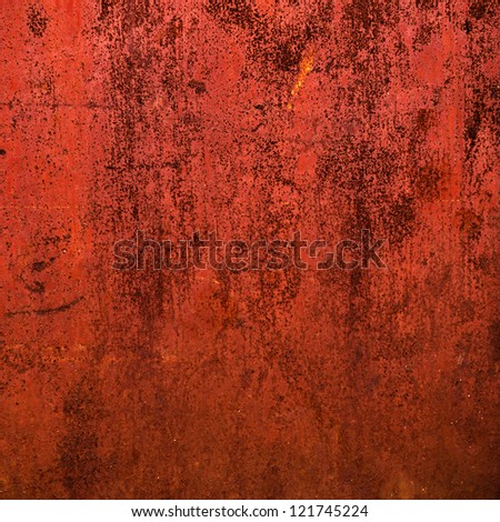 grunge red texture - metal background.