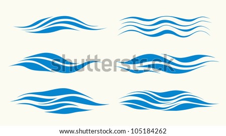 set vektor waves from element of the design set vektor waves from element of the design