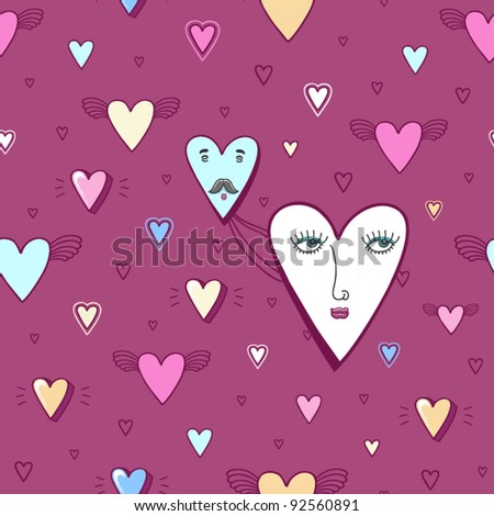 Cartoon Hearts Eyes
