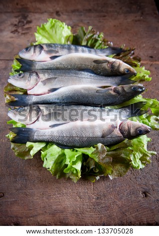 Fresh fish ready to cook
