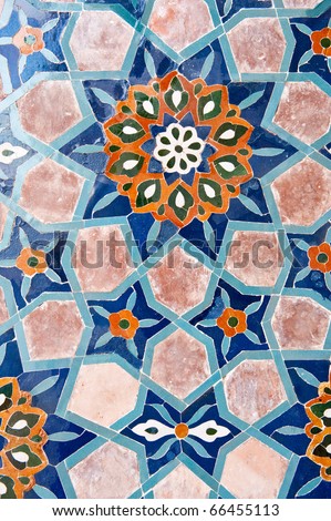 Islamic ornaments. Samarkand. Uzbekistan