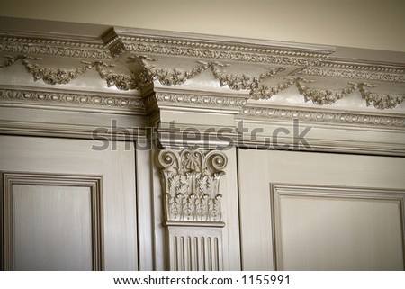 Architectural Detail of moldings