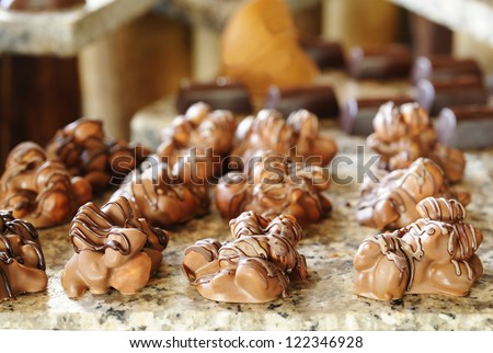 chocolate - chocolate ball - group of chocolate - cocoa - set of chocolate cocoa mixed nut