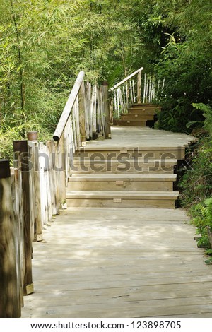 passage - stair - staircase - stairway - wood