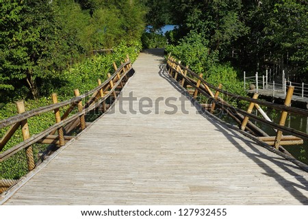Bridge - wood bridge