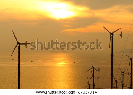 wind electric generator,koh lan-pattaya,thailand
