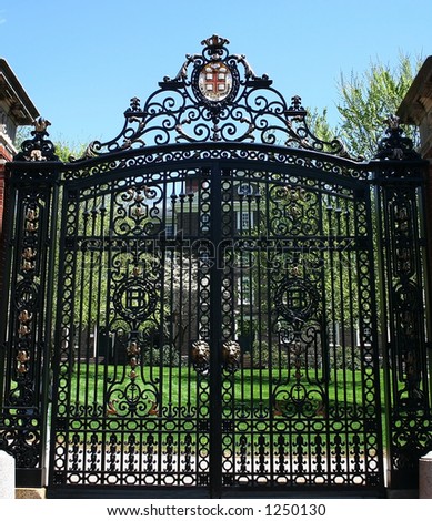 Brown University gates