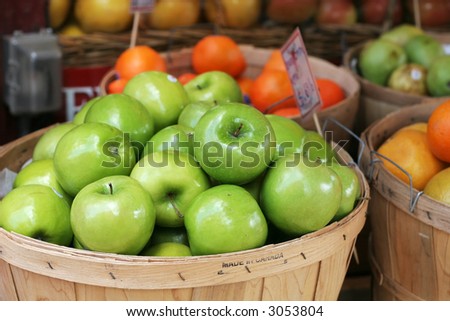 baskets of fruit