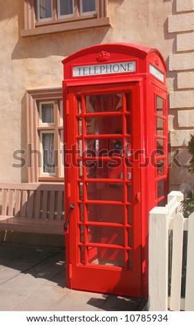 British Telephone box