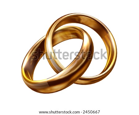 wedding rings background. stock photo : Two wedding ring
