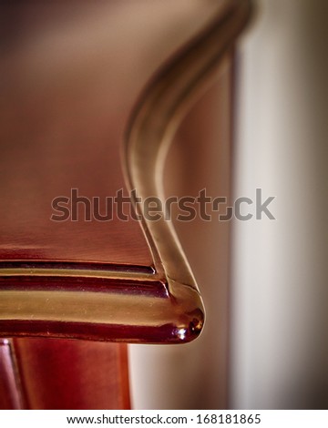 vintage solid wood furniture detail