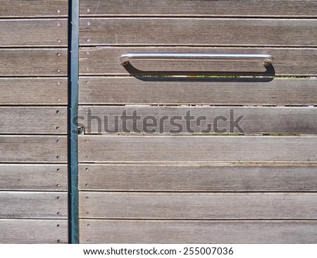 modern wooden door closeup, detailed pattern