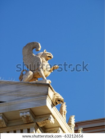 griffon statues