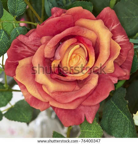 Fake Red Rose