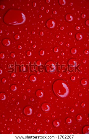 red water beads