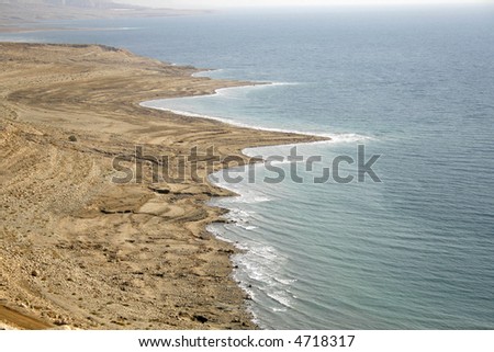 arid coastline by red sea israel