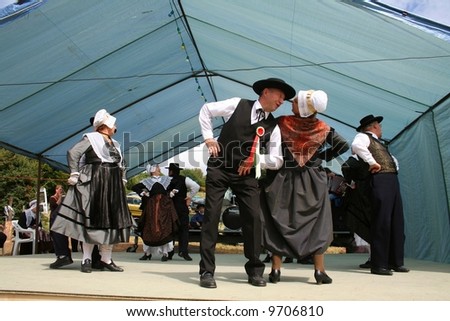 traditional french folklore dance, correze, france