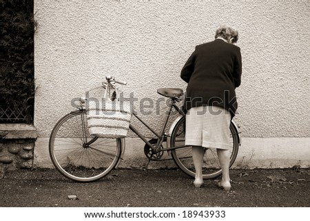 Old Lady Bike