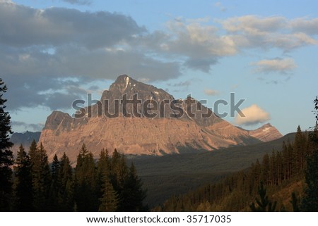 Mount Fitzwilliam in Mount Robson Provincial Park, British Columbia, Canada.