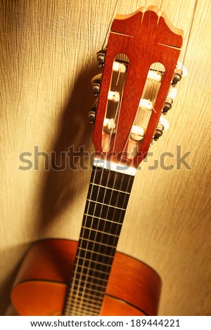 Acoustic guitar classical guitar head music instrument