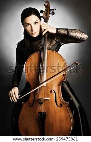 Cello cellist playing musical instrument Classical musician orchestra player