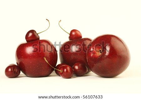 apples and cherries