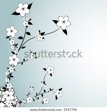 stock vector Japanese Floral design Save to a lightbox Please Login