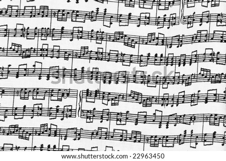 Music Note Fabric Texture