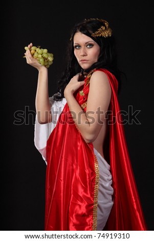 Ancient godness with a bunch of grapes