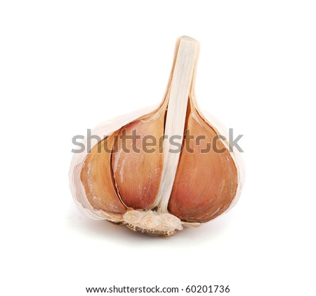Halved Garlic